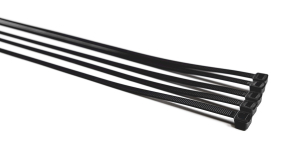 Stahovací pásek 3,6 x 200 mm, černý, balení 100 ks