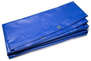 Plachta s oky z PVC 6x6m, 500g/m2